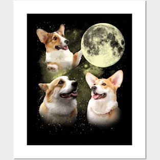 Royal Companions Chic Tee for Admirers of the Corgi Royalty Posters and Art